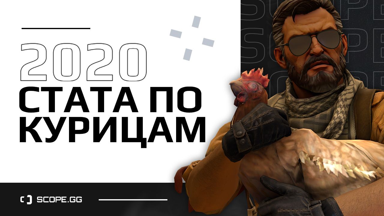 11734 курицы в CS:GO убили игроки за 2020 год. Лидер - flusha