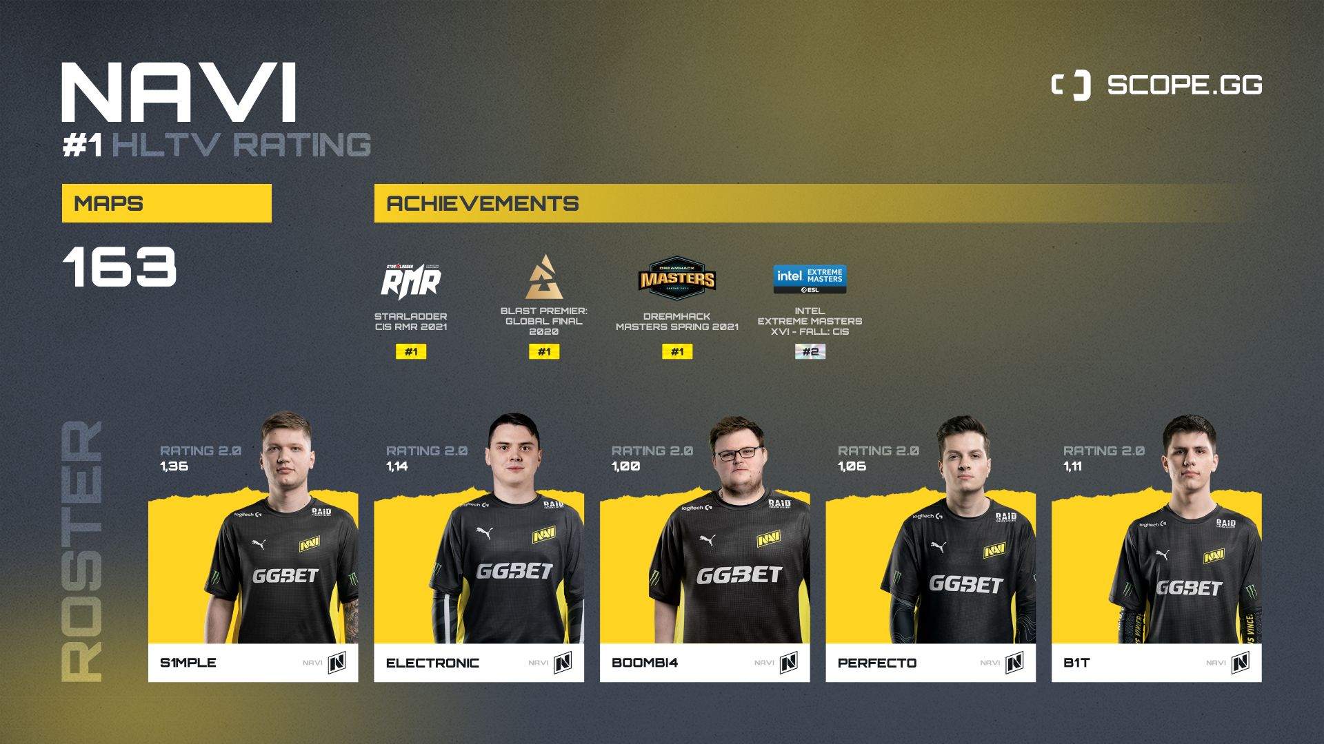 Natus Vincere team overview