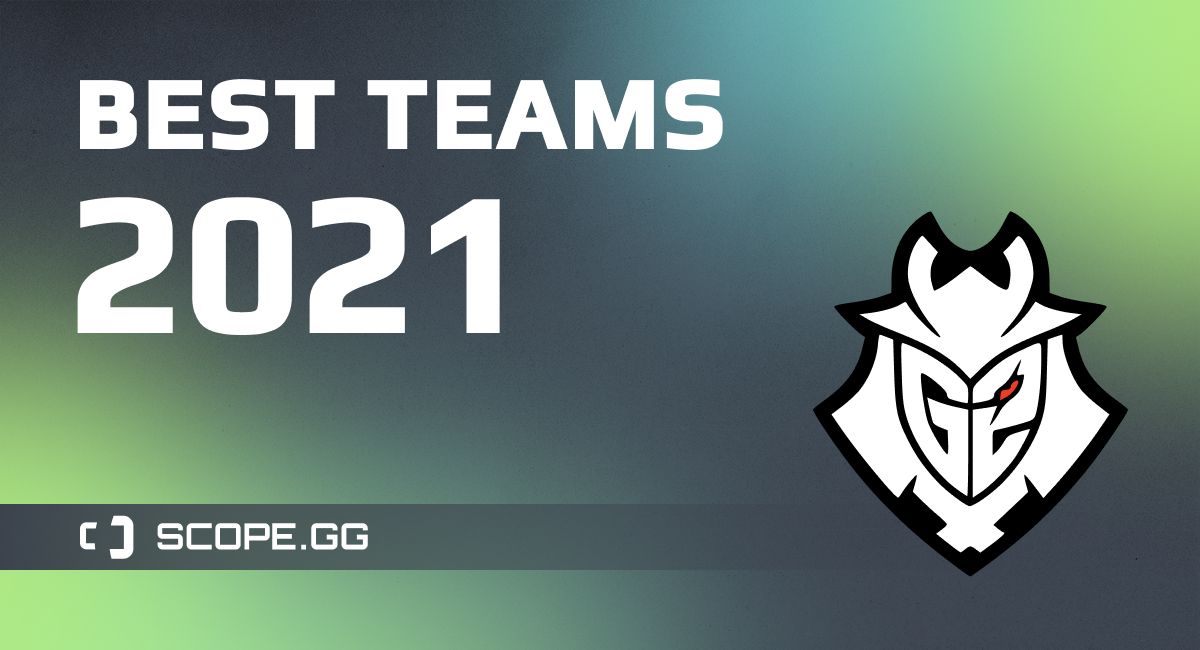 #3, G2 Esports — Best teams of 2021