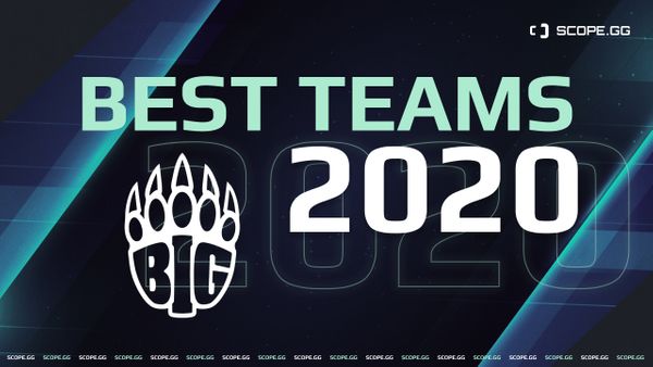 Best teams of 2020. #4, BIG