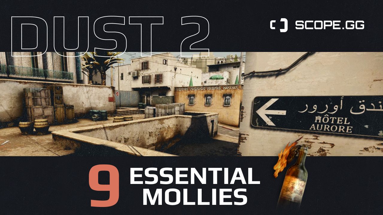 9 must know Dust2 molotovs