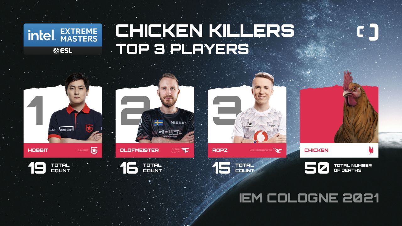 Chicken Stats Recap: IEM Cologne, Matchmaking players, SCOPE.GG users
