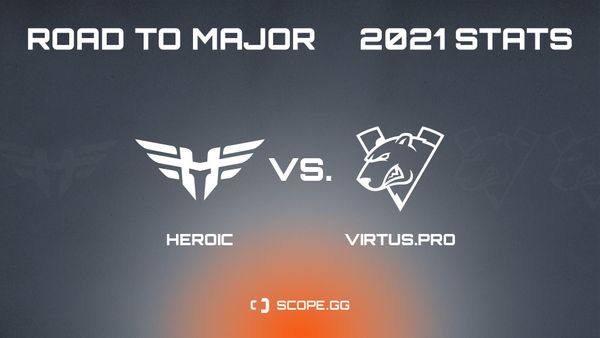 Advanced Stats PGL Major 2021 Play-Off Day 1  –  Heroic vs. Virtus.Pro
