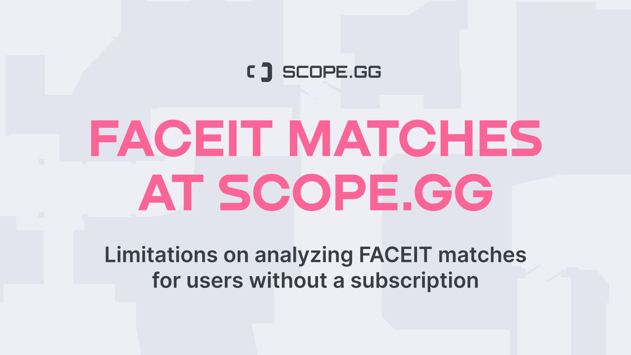 Introducing limitations on analyzing FACEIT matches for users without a subscription